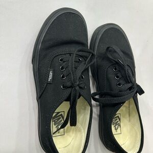 Vans Black Canvas Sneakers